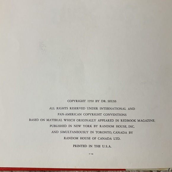 If I Ran the Zoo Dr. Seuss Random House 1950 Hardcover Book Large Banned - Picture 8 of 16